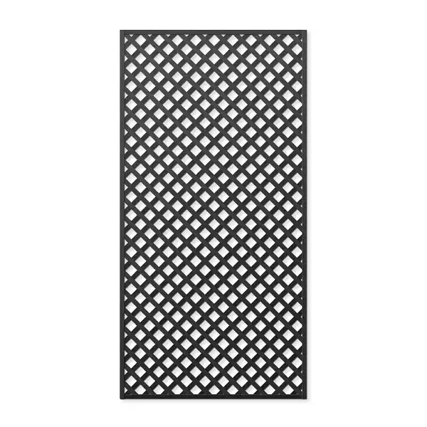 treillage 1mx2m losange 47mm noir  treillage 1mx2m losange 47mm noir